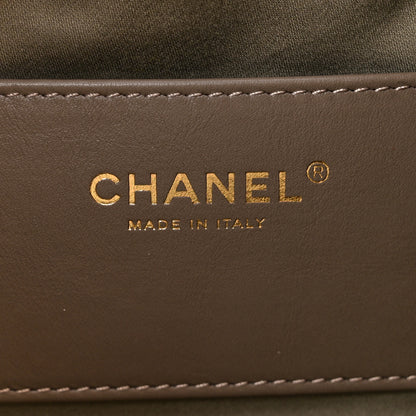 Chanel Suede Quilted Mini Chanel 25 Handbag Dark Grey 6 of 14