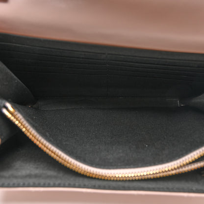 Versace Lambskin Quilted Medusa Wallet on Chain Crossbody Light Pink 5 of 10