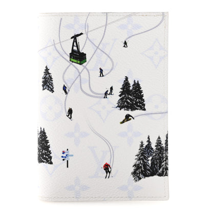 Louis Vuitton Monogram Sports Passport Cover Ski White 1 of 7