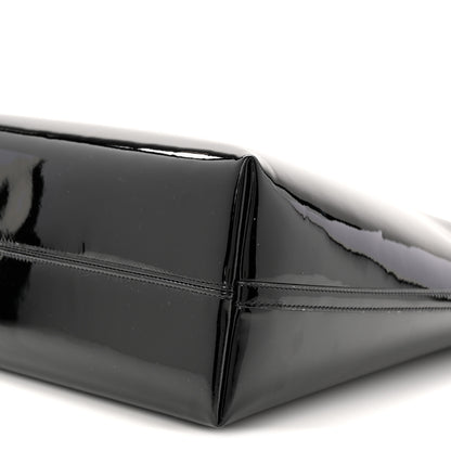 Saint Laurent Patent Calfskin Rendez-Vous Hobo Black 11 of 11
