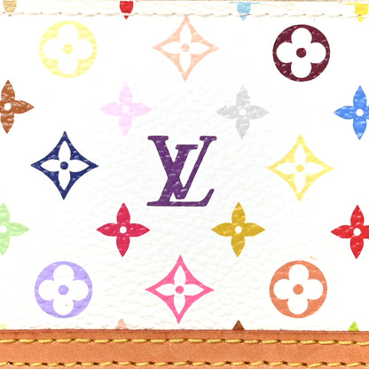 Louis Vuitton Monogram Multicolor Key Pouch White 8 of 10
