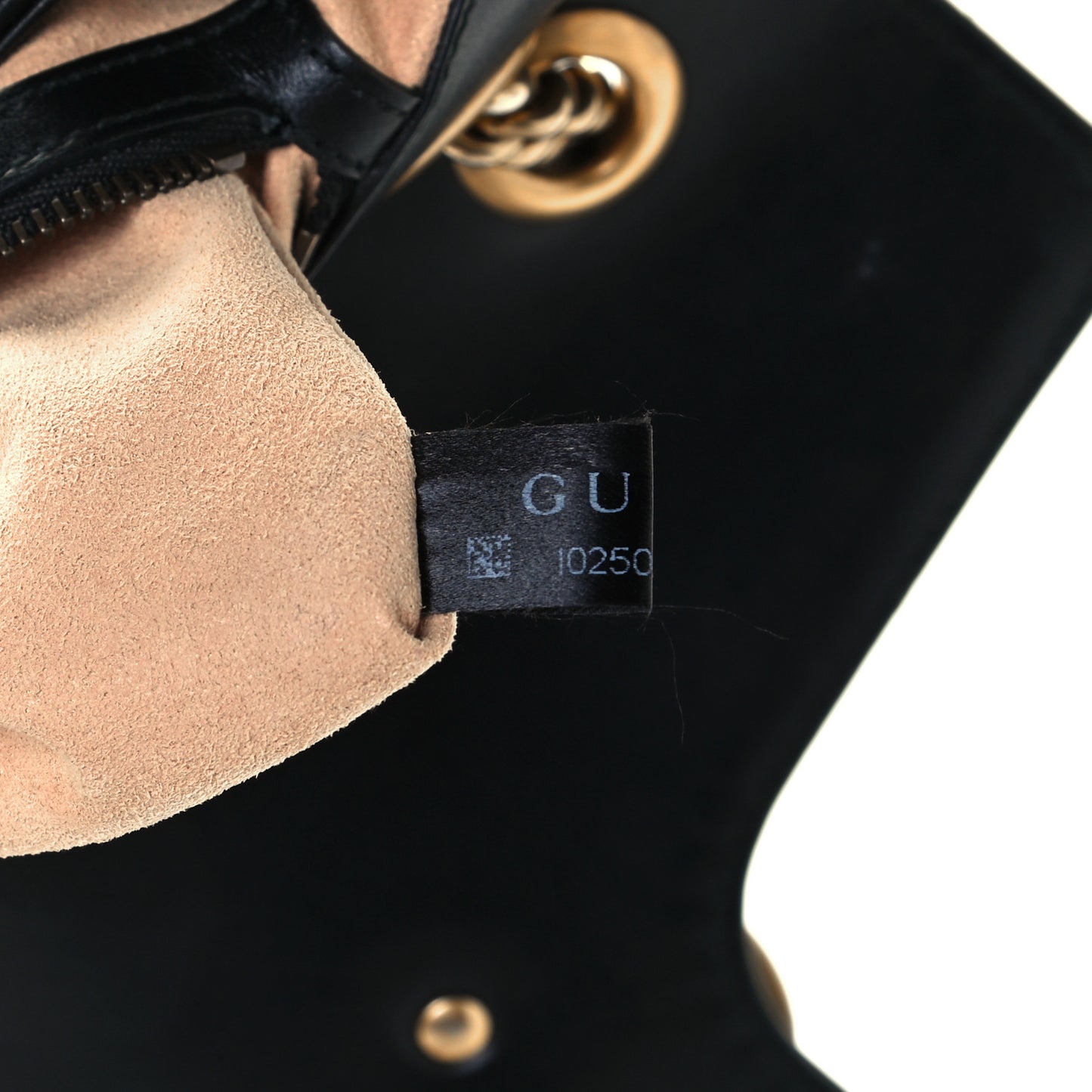 Calfskin Matelasse Small GG Marmont Shoulder Bag Black