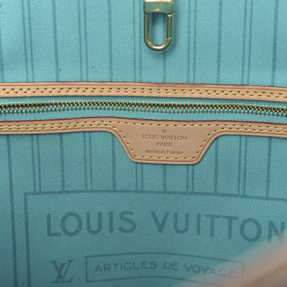 Louis Vuitton Monogram V Neverfull MM Turquoise 8 of 10