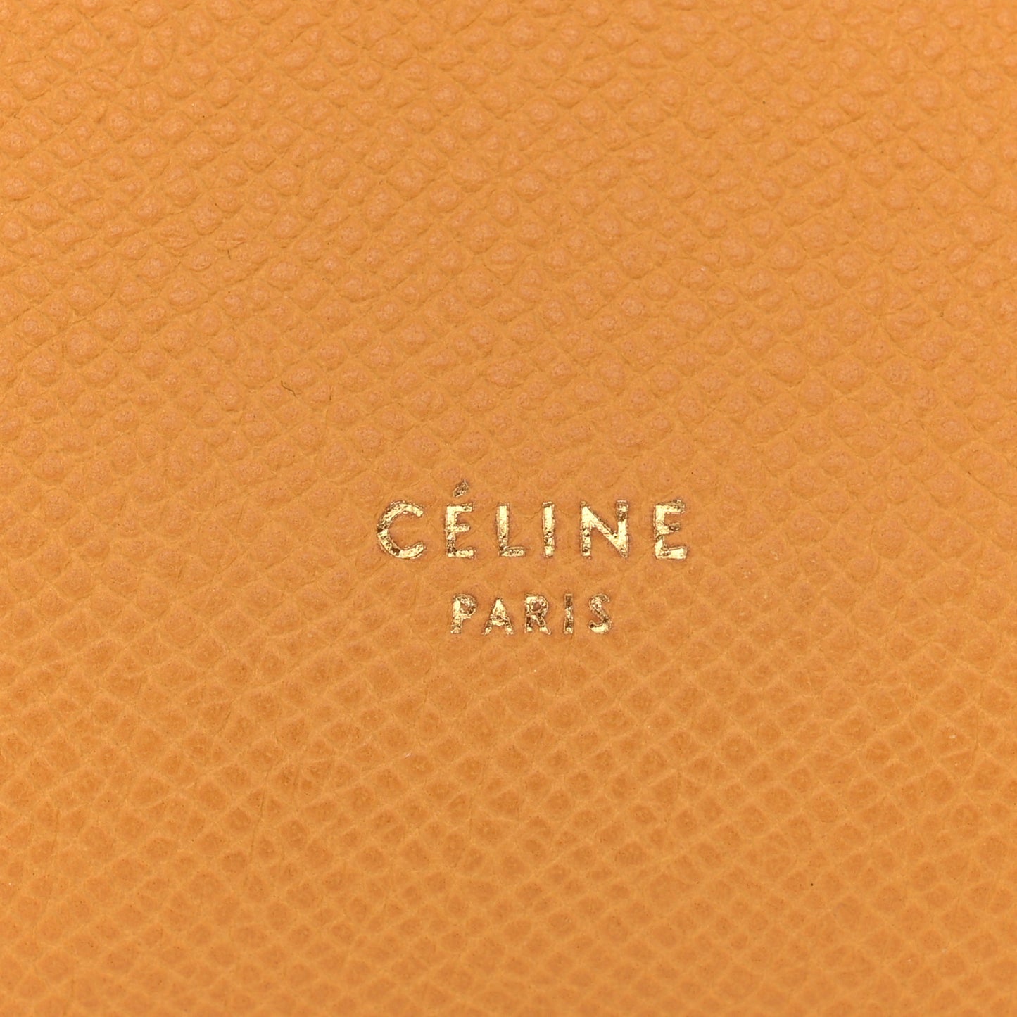 Grained Calfskin Mini Belt Bag Amber