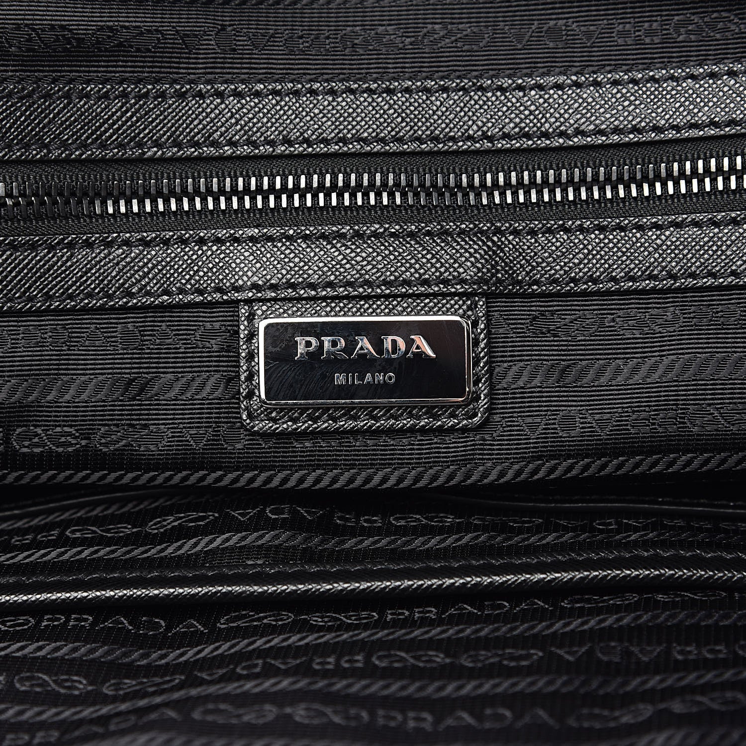 Prada Tessuto Nylon Vela Shopping Tote Black 6 of 9