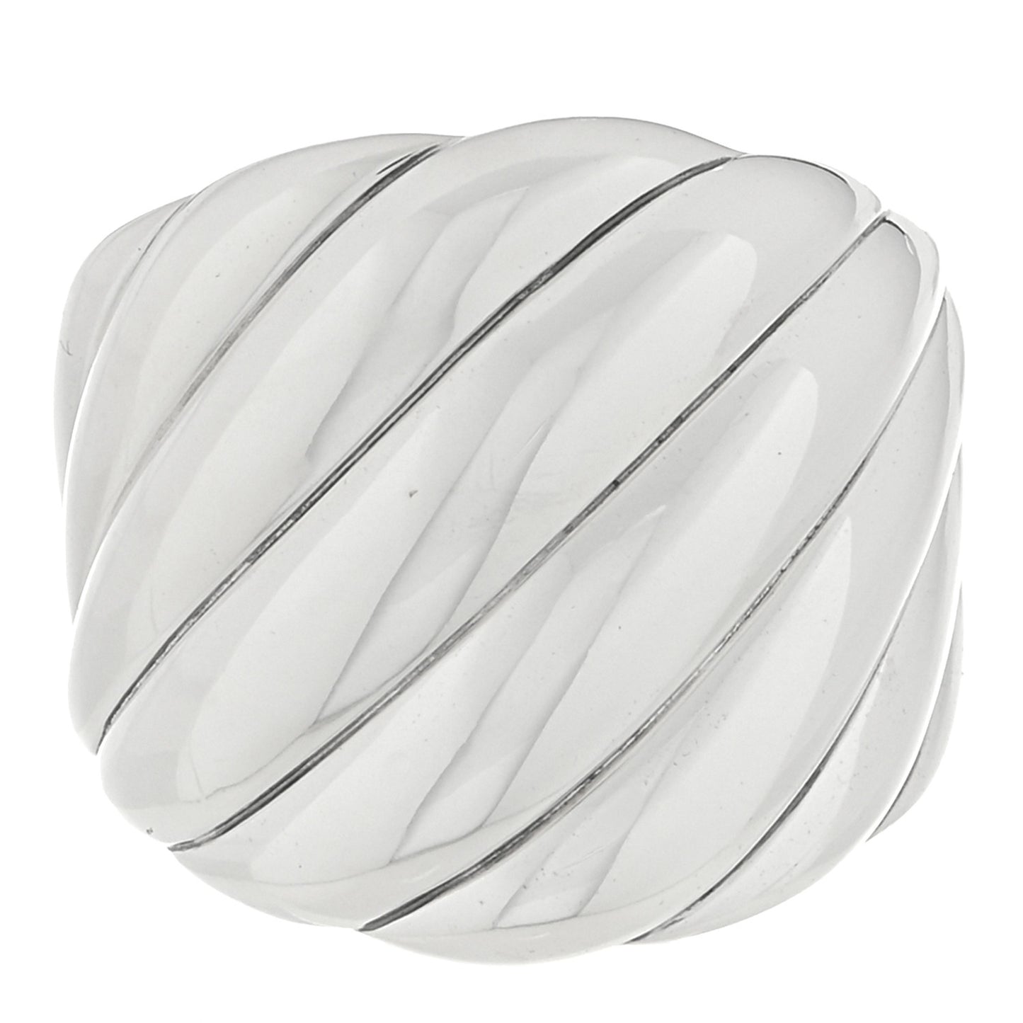 Sterling Silver Sculpted Cable Ring 57 8