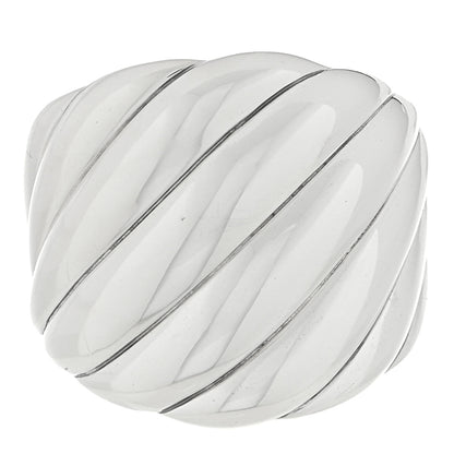 David Yurman Sterling Silver Sculpted Cable Ring 57 8 1 of 4