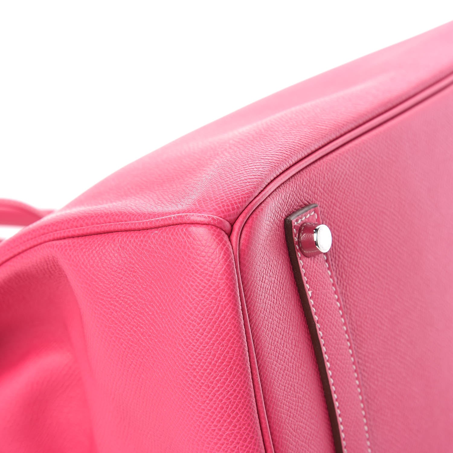 Hermes Epsom Candy Birkin 35 Rose Tyrien Rubis 7 of 33