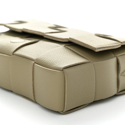 Bottega Veneta Calfskin Maxi Intreccio Cassette Bag Taupe 11 of 11