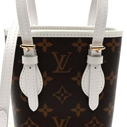 Louis Vuitton Monogram LV Match Nano Bucket Bag White 8 of 10