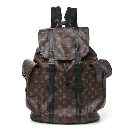 Louis Vuitton Monogram Macassar Christopher MM Backpack 1 of 10