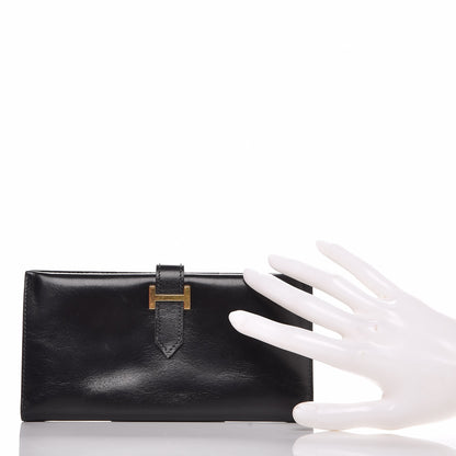 Hermes Box Bearn Wallet Black 2 of 13