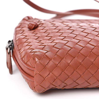 Bottega Veneta Nappa Intrecciato Nodini Crossbody Rust 8 of 10