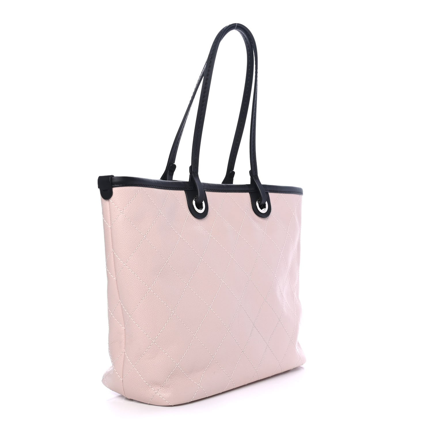 Chanel Grained Calfskin Shopping Fever Tote Light Pink 2 of 4