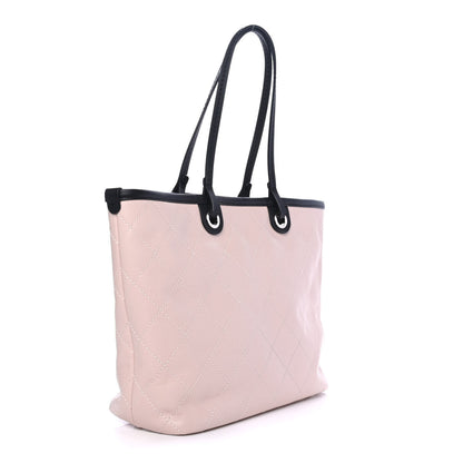 Chanel Grained Calfskin Shopping Fever Tote Light Pink 2 of 4