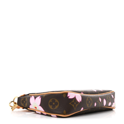 Louis Vuitton Monogram Cherry Blossom Pochette Accessories Brown 4 of 10