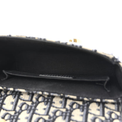 Christian Dior Oblique 30 Montaigne Box Bag Blue 5 of 9