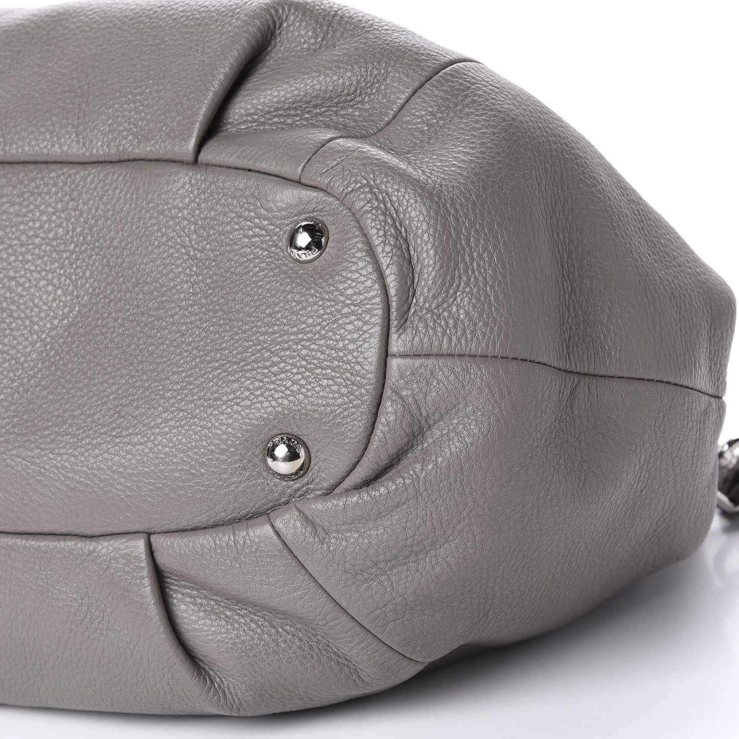 Vitello Daino Shoulder Bag Argilla