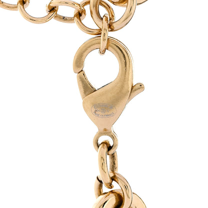 Chanel Crystal CC Choker Necklace Gold Pink Orange Purple Yellow 5 of 6