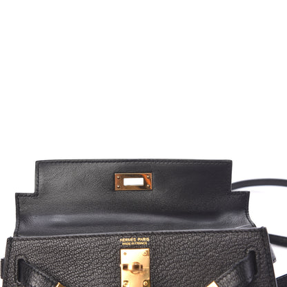 Hermes Chevre Mysore Mini Kelly Sellier 20 Black 11 of 35