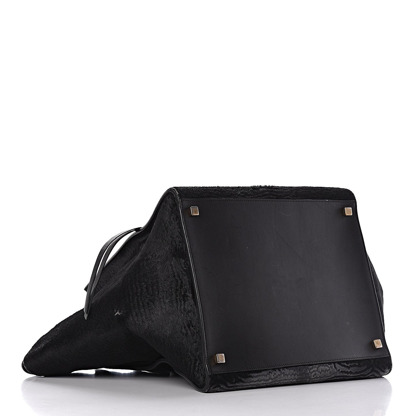Astrakhan Pony Hair Medium Phantom Luggage Black