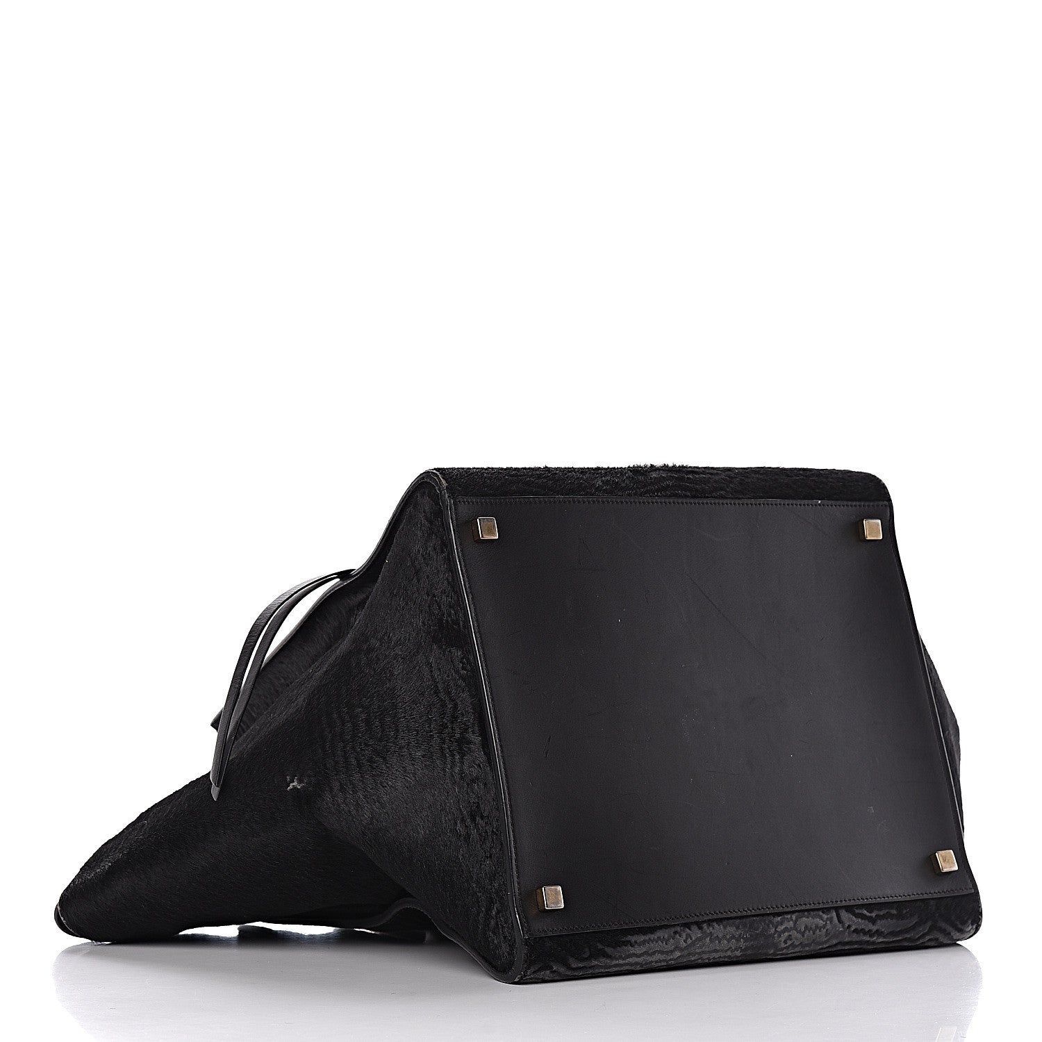 Celine Astrakhan Pony Hair Medium Phantom Luggage Black 4 of 23