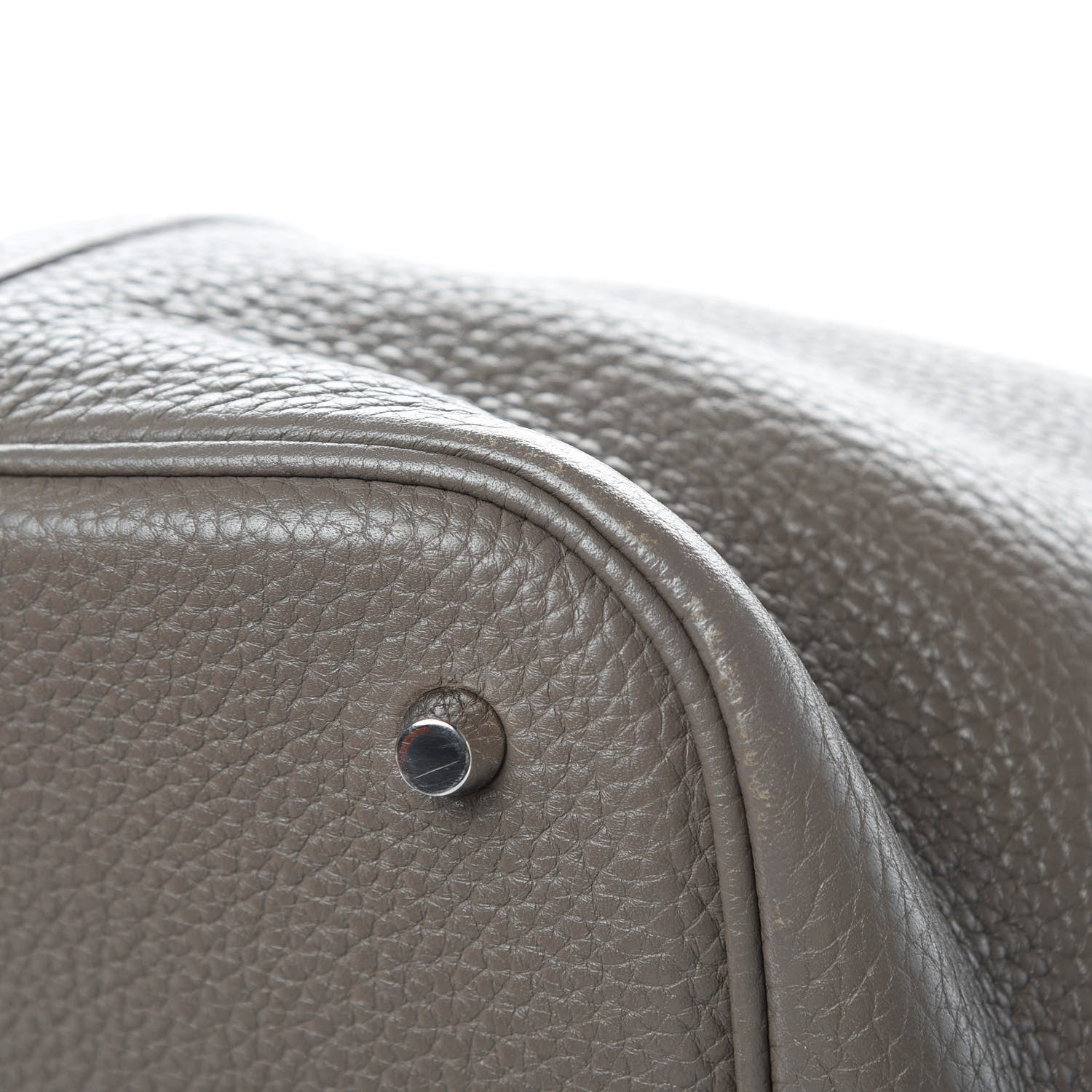Hermes Taurillon Clemence Picotin Lock 26 GM Etain 11 of 15