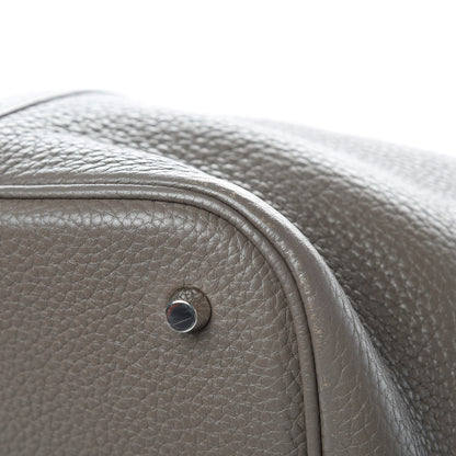 Hermes Taurillon Clemence Picotin Lock 26 GM Etain 11 of 15