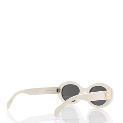 Celine Acetate Triomphe 01 Sunglasses CL 40194U White 4 of 6