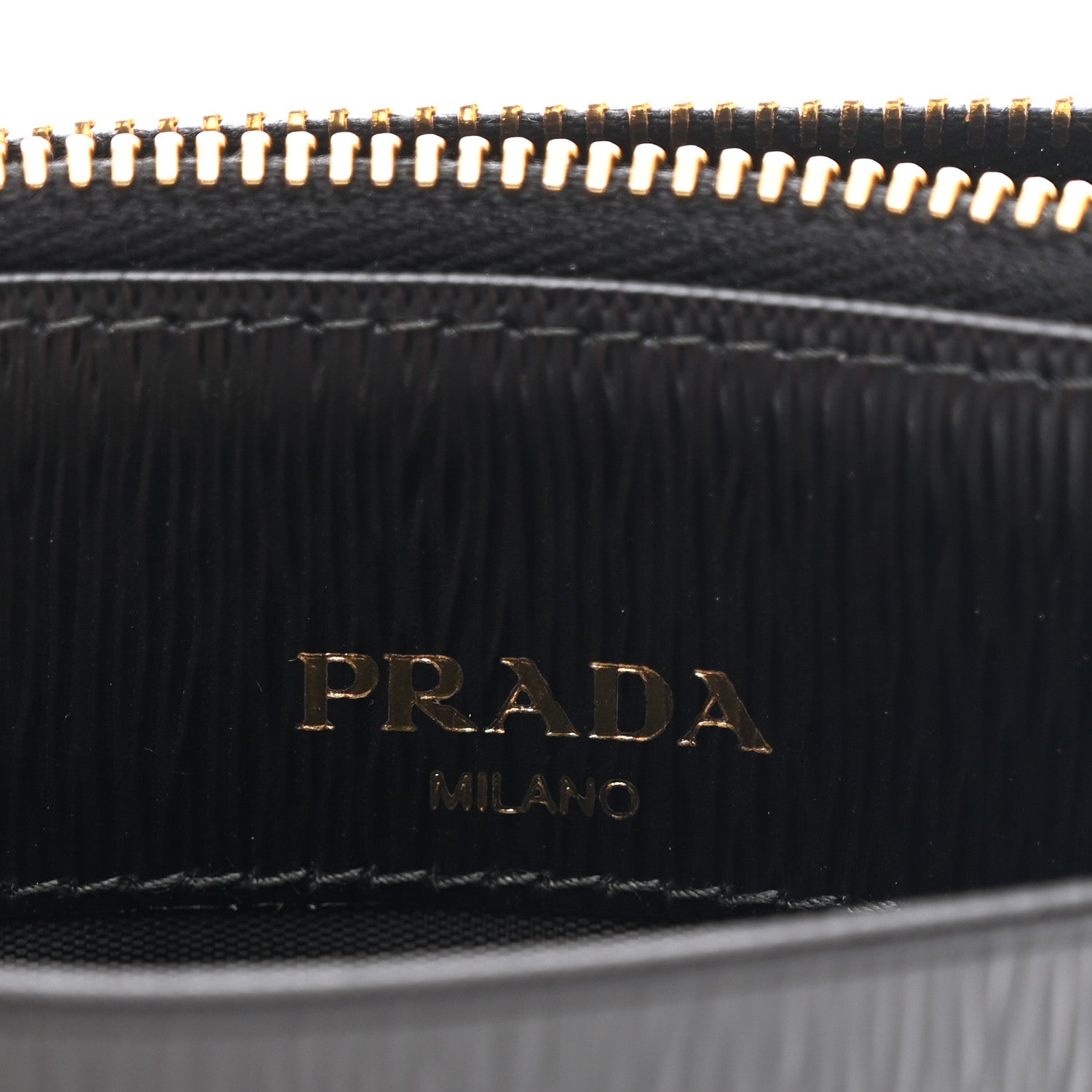 Prada Vitello Move Coin Case Card Holder Black 6 of 7