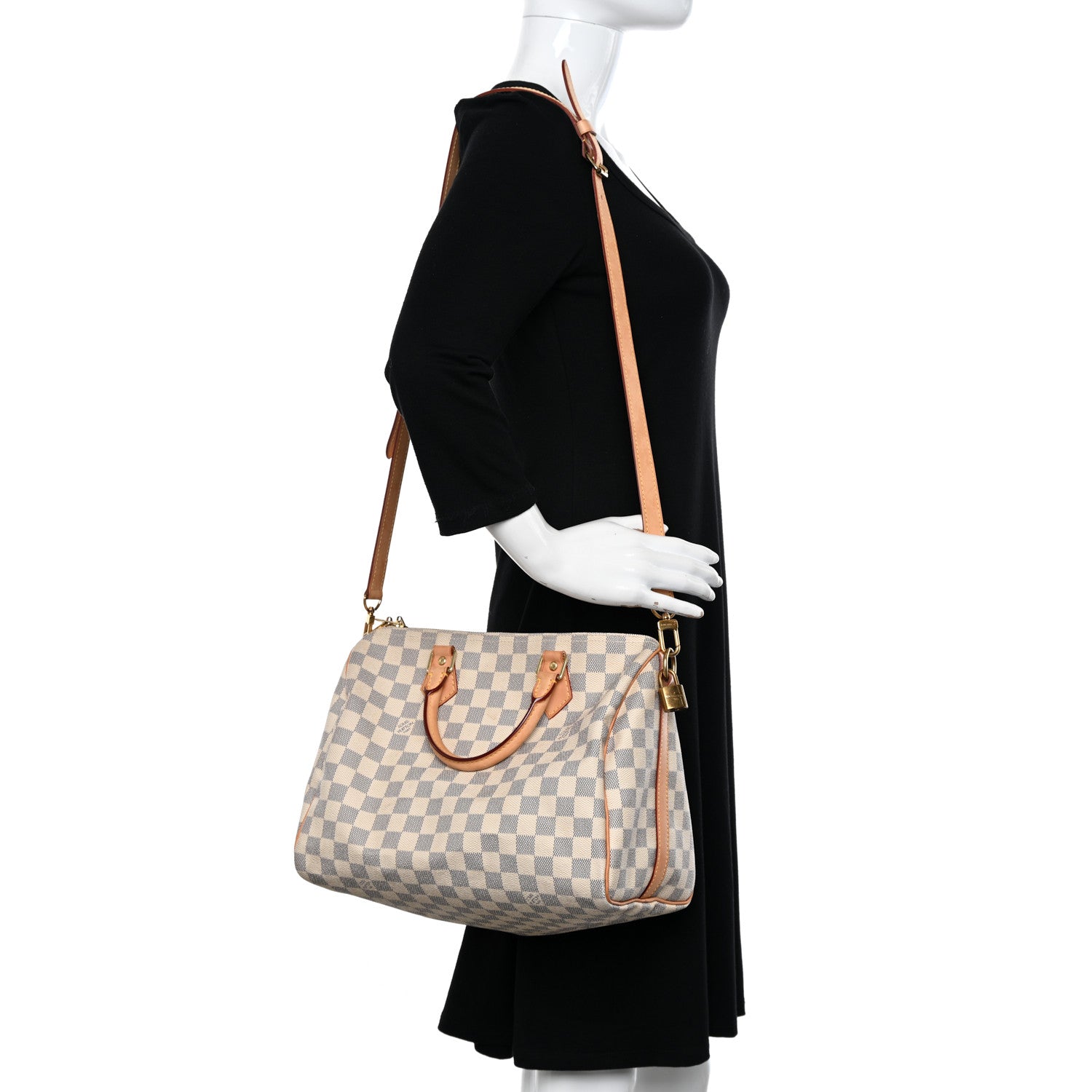 Louis Vuitton Damier Azur Speedy Bandouliere 30 2 of 10