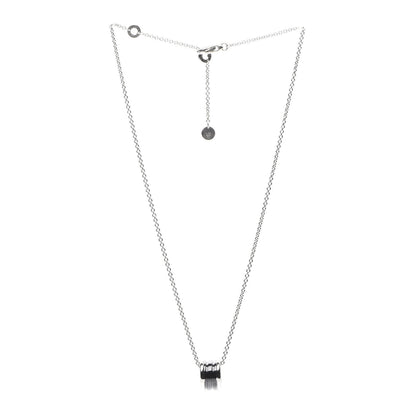 Bulgari Sterling Silver Ceramic Save The Children Pendant Necklace 2 of 7