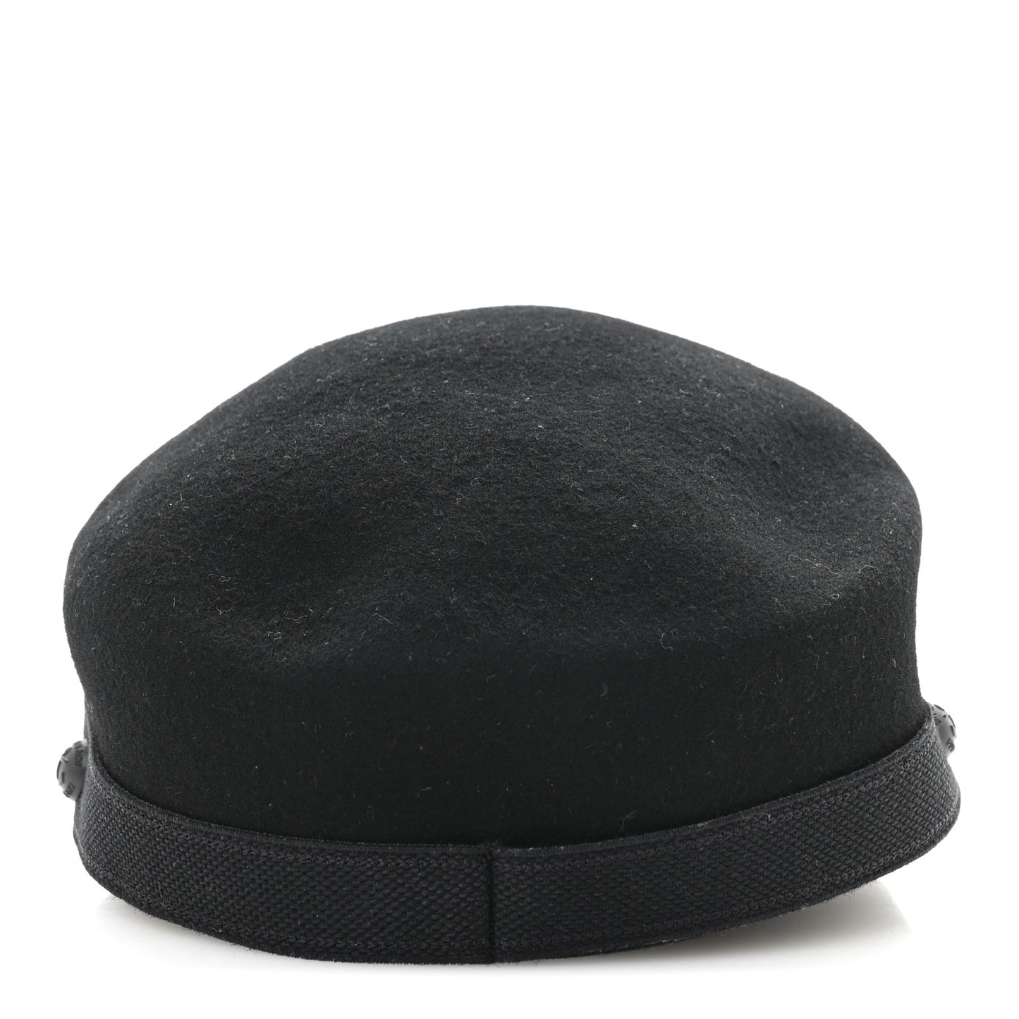 Wool Felt Cap 57 Black