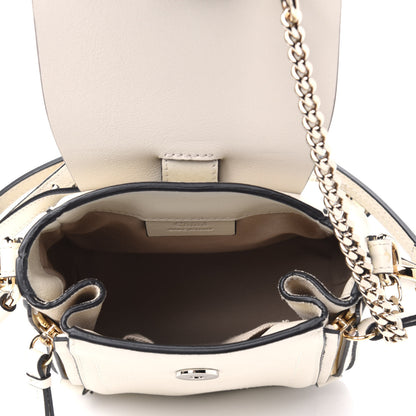 Chloe Suede Calfskin Small Faye Backpack Off White 3 of 4