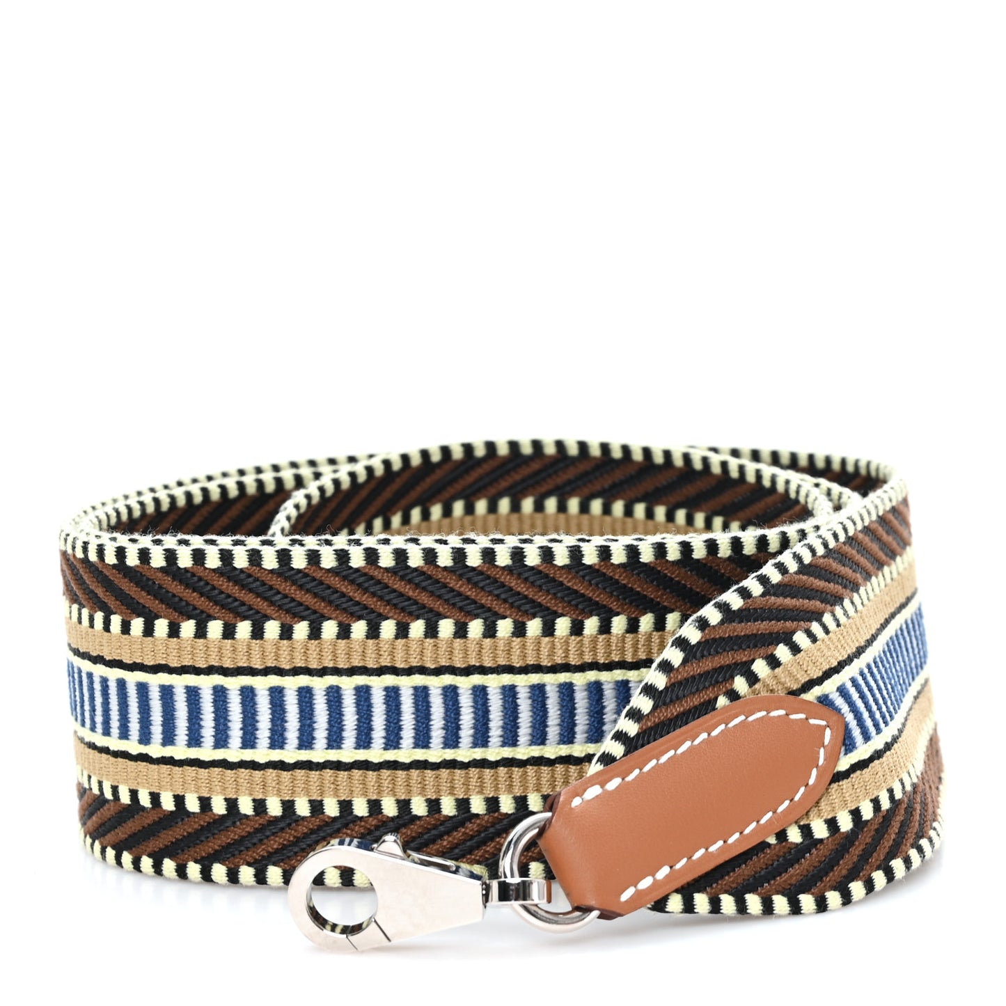 Toile Swift 50mm Sangle Cavale Shoulder Strap Cacao Nata Gold