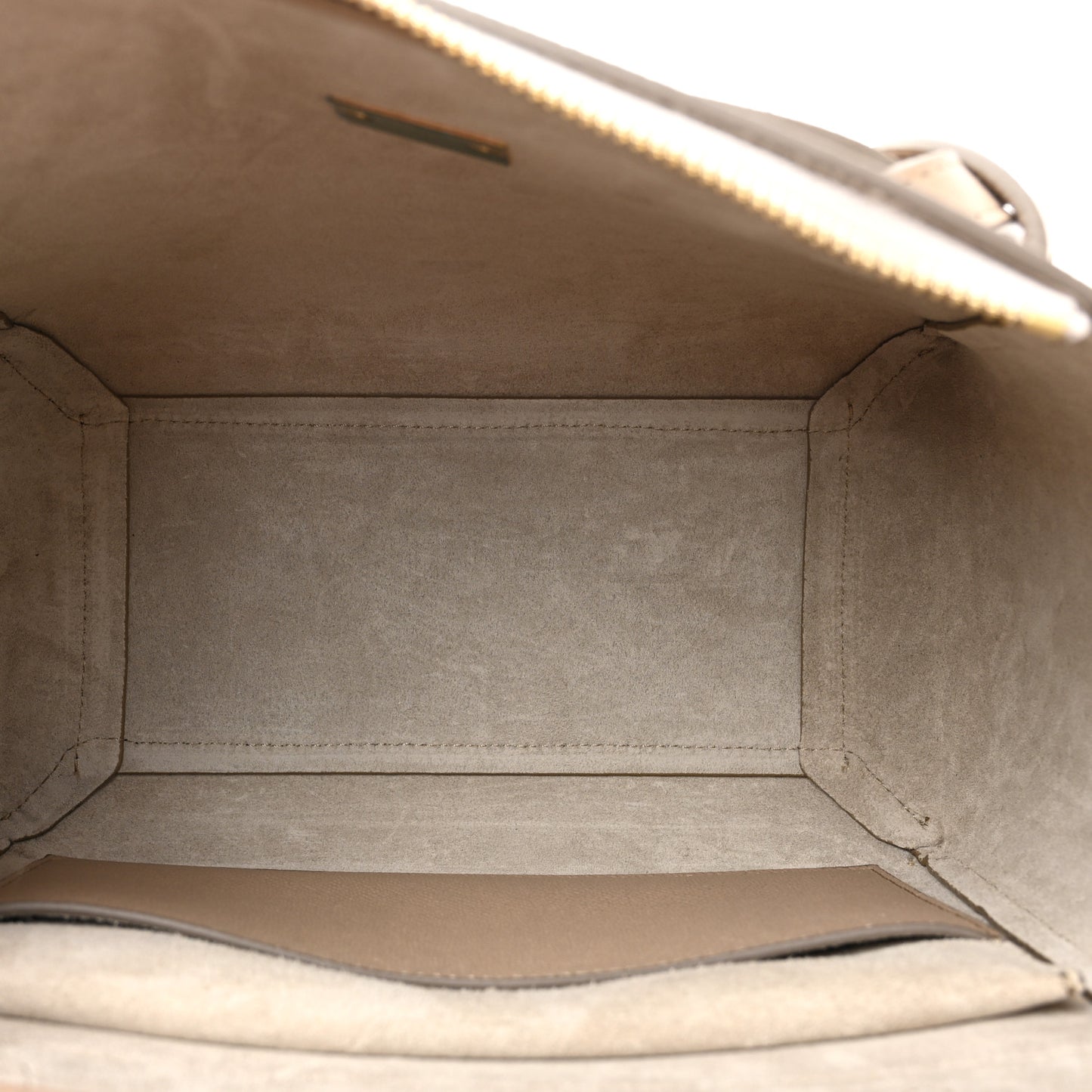 Grained Calfskin Micro Belt Bag Light Taupe