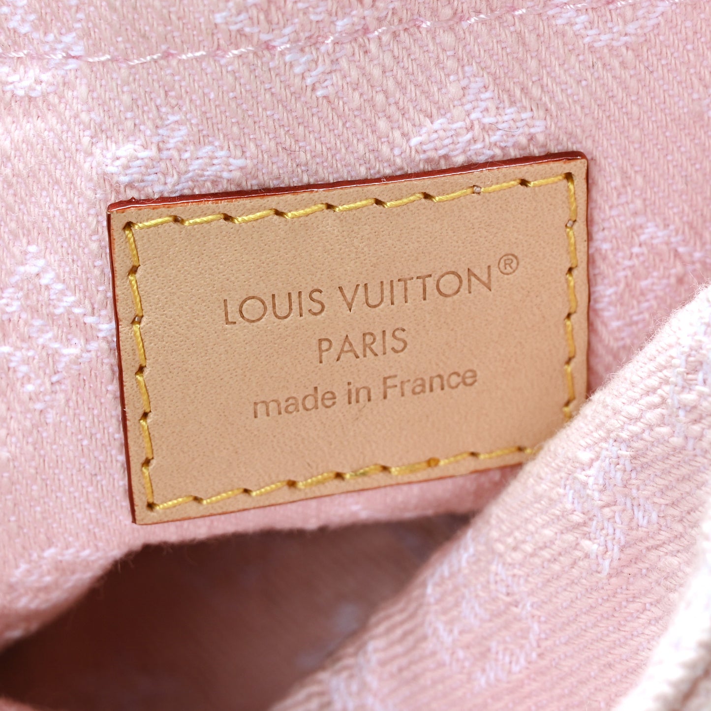 Monogram Denim Sunset Washed Pink