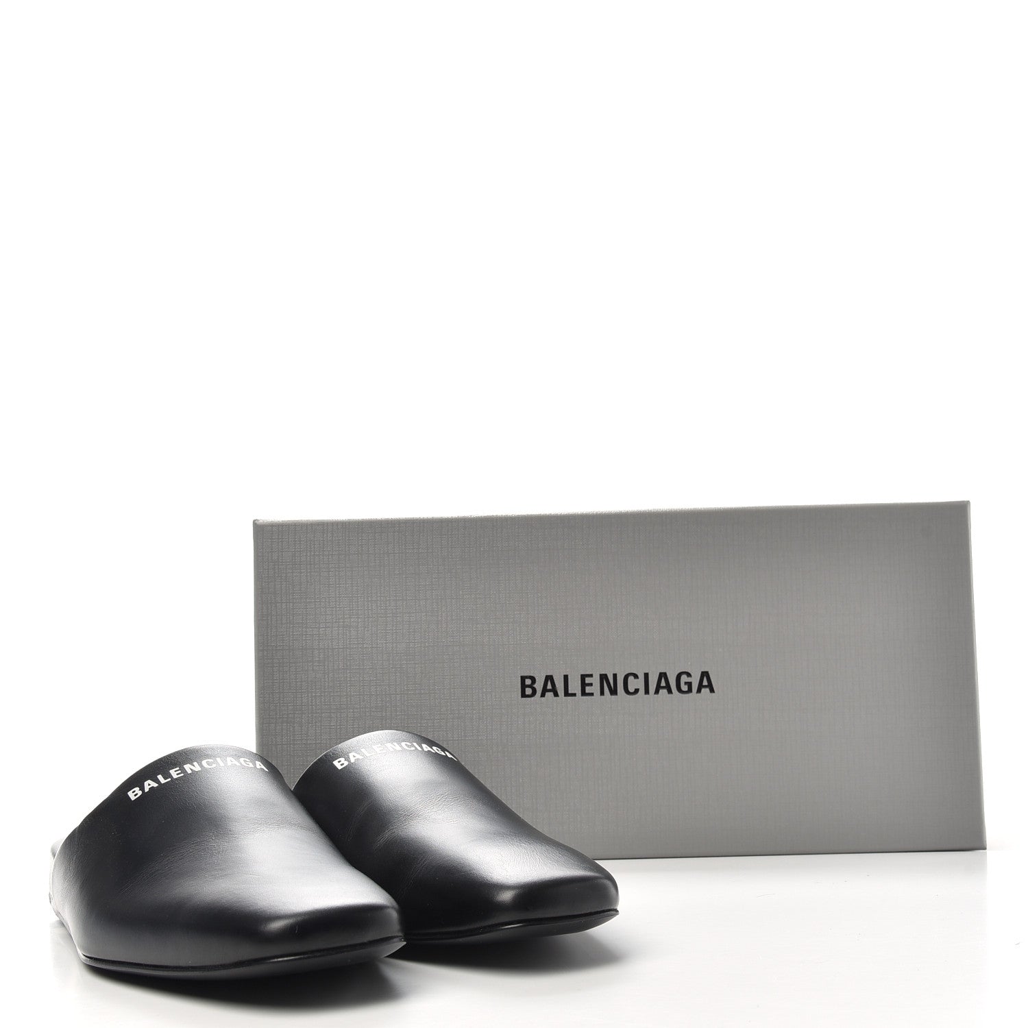 Balenciaga Calfskin Mules 36.5 Black 10 of 10
