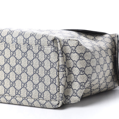 Gucci GG Plus Monogram Messenger Diaper Bag Navy 8 of 13
