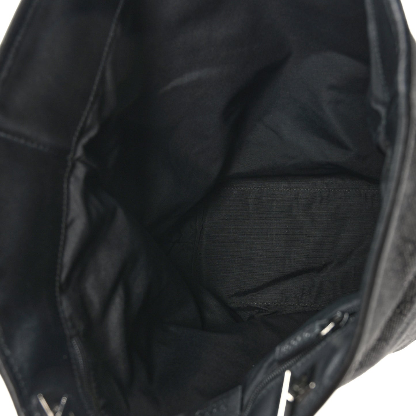 Monogram Large Bucket Tote Black