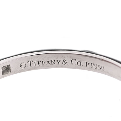 Tiffany Platinum Diamond Enchant Heart Ring 54 7 5 of 6