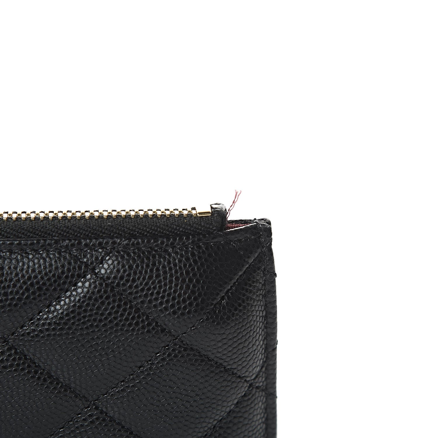 Chanel Caviar Quilted Classic Flat Wallet Pouch Black 5 of 8