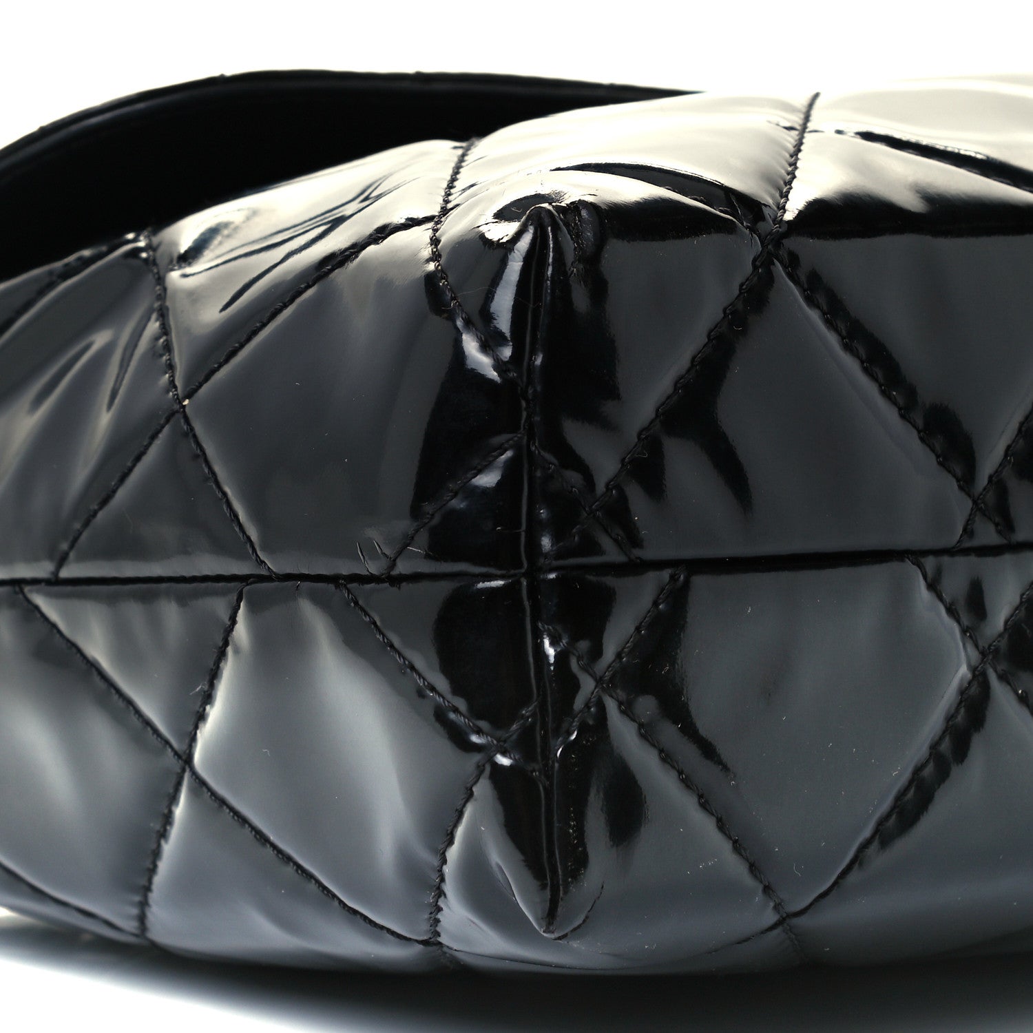 Chanel Vinyl Quilted In the Business Flap Bag Black 10 of 14