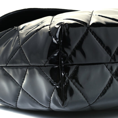 Chanel Vinyl Quilted In the Business Flap Bag Black 10 of 14
