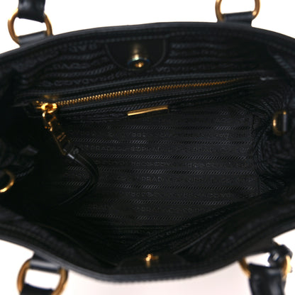 Prada Tessuto Nylon Soft Calf Small Tote Black 5 of 9