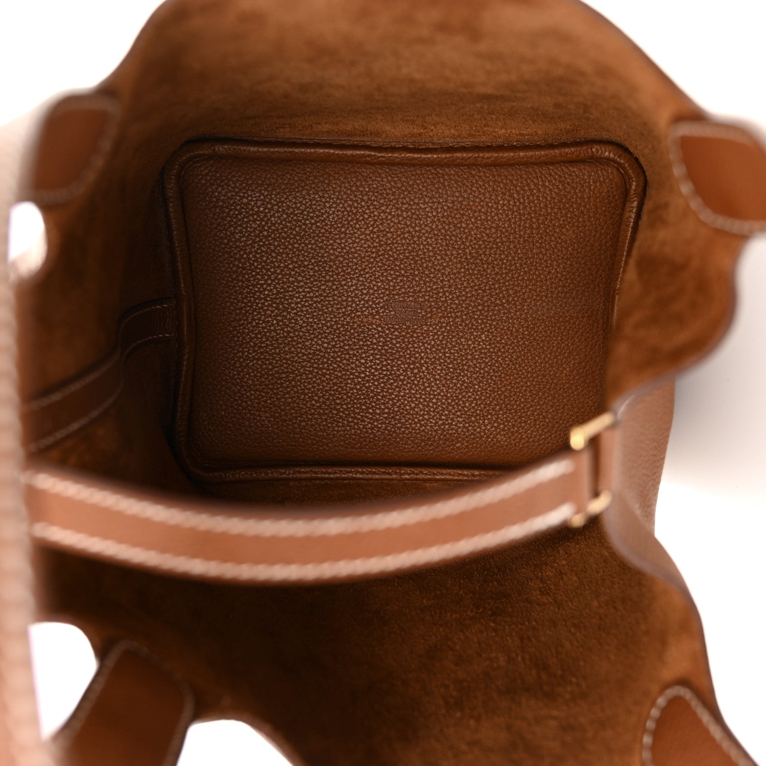 Hermes Barenia Faubourg Picotin Lock 18 PM Fauve 5 of 12