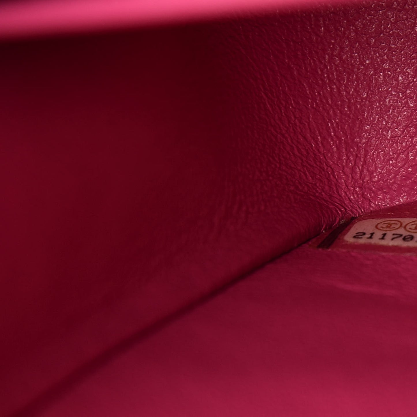 Lambskin Chevron Quilted Medium Double Flap Pink