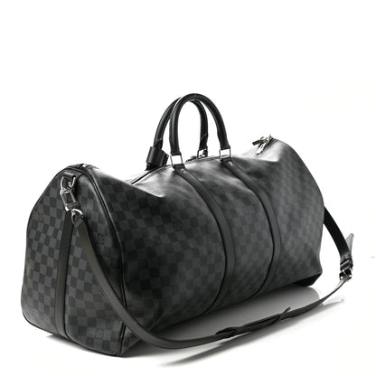 Louis Vuitton Damier Graphite Keepall Bandouliere 55 2 of 10