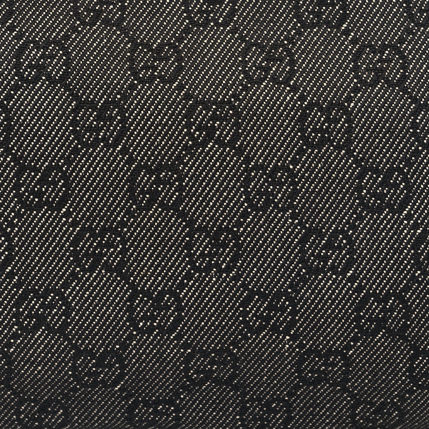 Gucci Denim Monogram Pochette Black 8 of 11