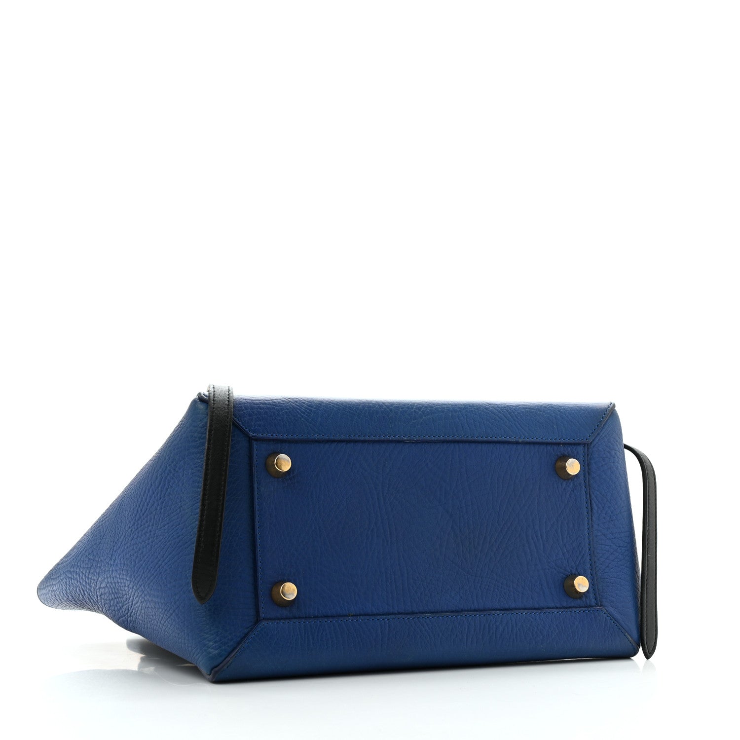 Celine Elephant Calfskin Mini Tri-Color Belt Bag Indigo 4 of 16
